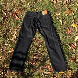 Black Levi’s 505 Regular Fit Jeans